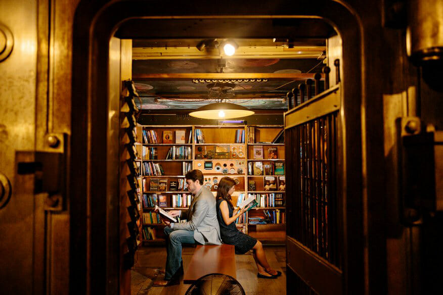 The Last Bookstore Engagement Downtown Los Angeles Kevin Le Vu Photography -5