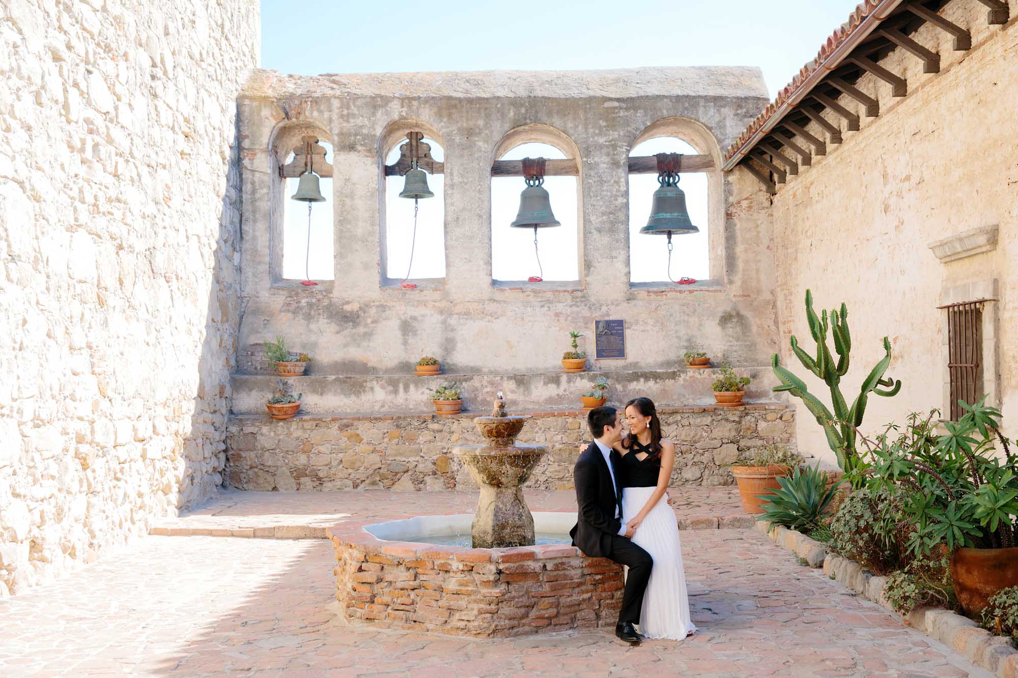 San Juan Capistrano Mission Engagement Kevin Le Vu Wedding Photography-15