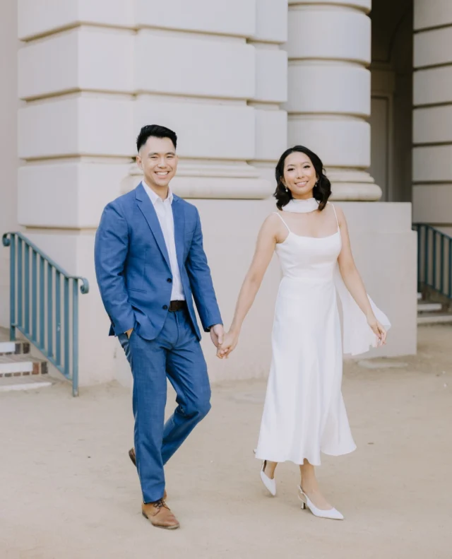 Springtime in Paris… or just channeling the vibes 🇫🇷✨☁️⁠
French-inspired looks + fresh blooms = the dreamiest engagement vibe.⁠
A little je ne sais quoi 💐🥐💋